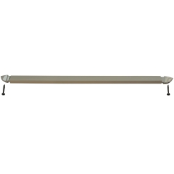 Rail blanc de 42 cm en aluminium avec embouts pour Wibat Applique et Linteau