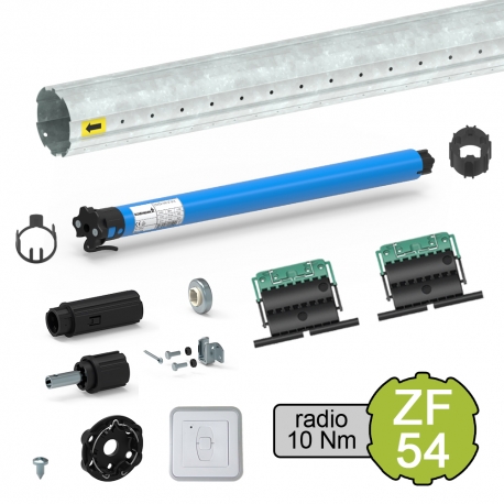 Kit de motorisation radio pour volet roulant 20 kg - tube ZF54 - 10 Nm